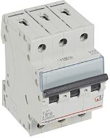 Выключатель автоматический Legrand TX3 6000 3п 16А B 6кА картинка